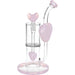 Pulsar Hearts on Hearts Recycler Bong - 8.25" / 14mm F