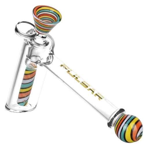 Pulsar Retro Rave Wig Wag Bubbler with Herb Slide