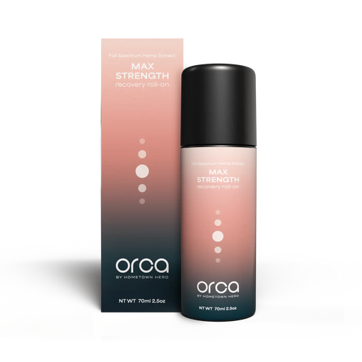 Hometown Hero ORCA Max Strength Recovery THC Roll On (70ml) | CBDdatabase.com