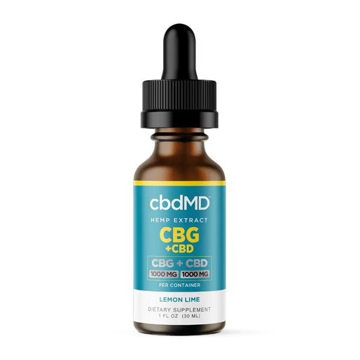 cbdMD Broad Spectrum CBG and CBD Oil Tincture 2000mg (30mL)