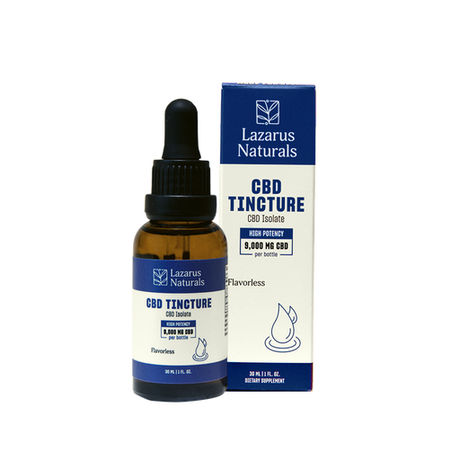 Lazarus Naturals High Potency CBD Isolate Tincture, Flavorless (9000mg) - image 1