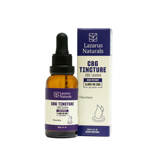 Lazarus Naturals High Potency CBG Isolate Tincture, Flavorless (9000mg) - image 1