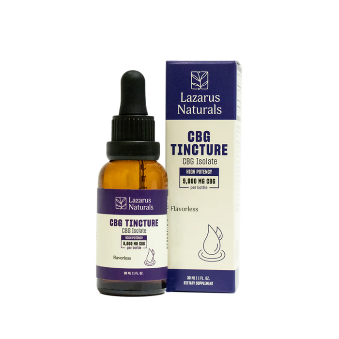 Lazarus Naturals High Potency CBG Isolate Tincture, Flavorless (9000mg) - image 1