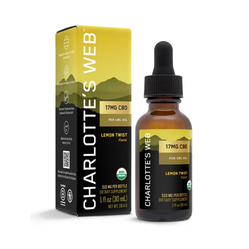 Charlotte's Web Daily Care CBD Oil Lemon Twist 17mg (30mL)