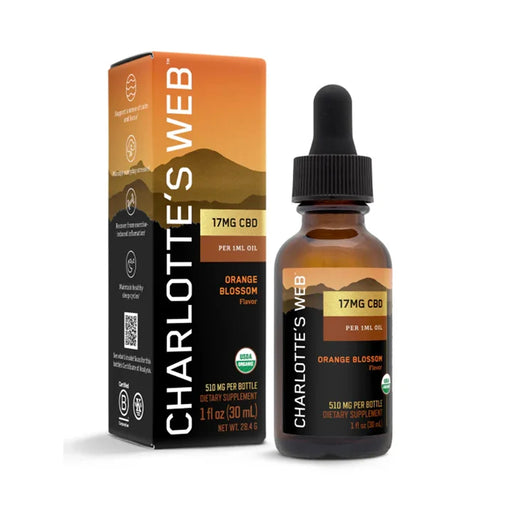 Charlotte's Web Daily Care CBD Oil Orange Blossom 17mg (30mL)