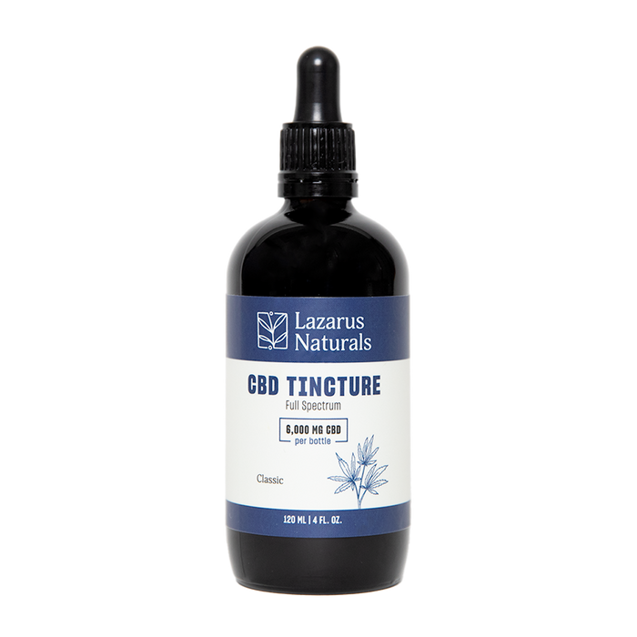 Lazarus Naturals Full Spectrum CBD Oil Tincture, Classic (1500mg & 6000mg) - image 3