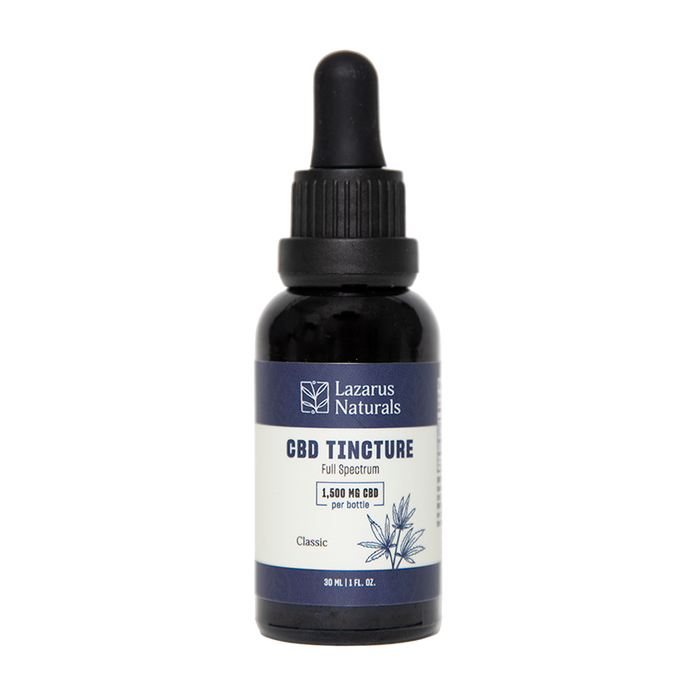 Lazarus Naturals Full Spectrum CBD Oil Tincture, Classic (1500mg & 6000mg) - image 2
