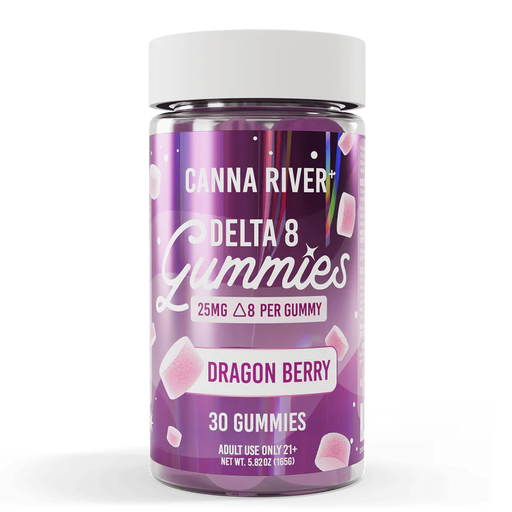 Canna River Delta 8 Gummies Dragon Berry 25mg (30 Count)