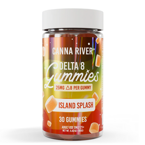 Canna River Delta 8 Gummies Island Splash 25mg (30 Count)