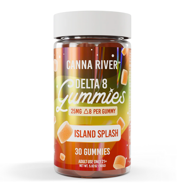 Canna River Delta 8 Gummies Island Splash 25mg (30 Count)