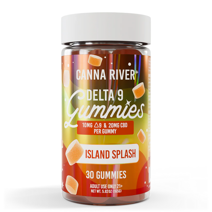 Canna River Delta 9 THC and CBD Gummies Island Splash 10mg (30 Count)
