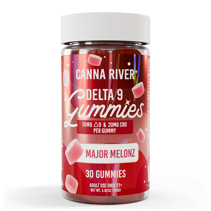 Canna River Delta 9 THC and CBD Gummies Major Melonz 10mg (30 Count)