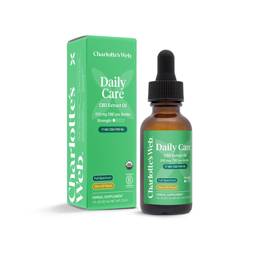 Charlotte's Web Daily Care CBD Oil Olive Oil 17mg (30mL)