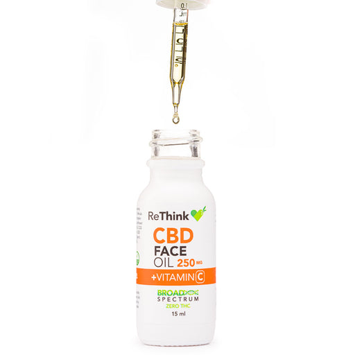 ReThink CBD Face Oil + Vitamin C 250mg (15ml) | CBDdatabase.com