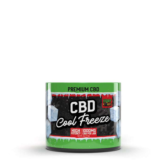 Hemp Bombs CBD Cool Freeze Rub and Roll-On (100mg to 1500mg)