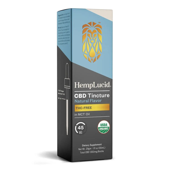 HempLucid THC-Free CBD MCT Oil 1350mg carton | CBDdatabase.com
