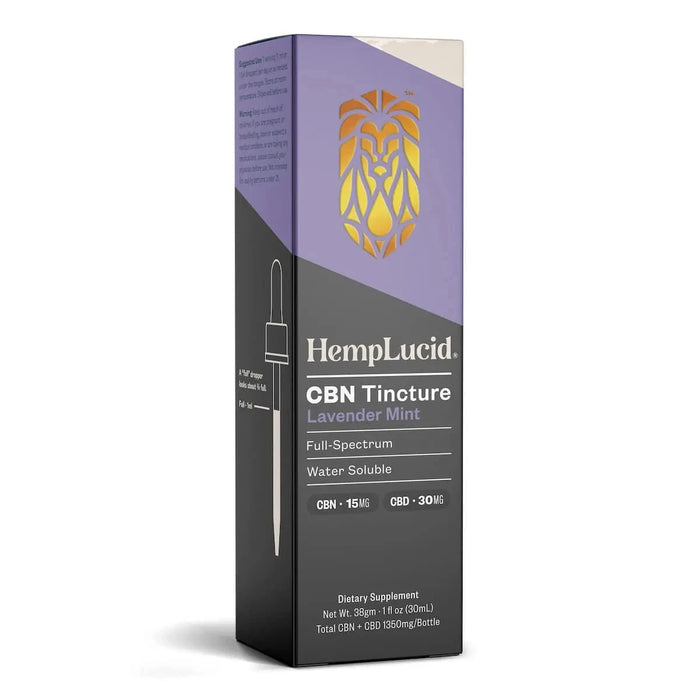 HempLucid Water Soluble CBN 1350mg carton | CBDdatabase.com