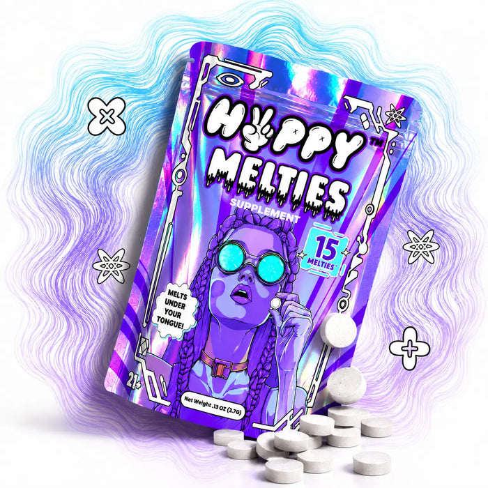HVPPY Kanna Melties pouch with tablets | CBDdatabase.com