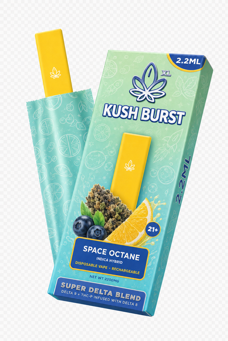 Kush Burst disposable vape Space Octane 2.2ml