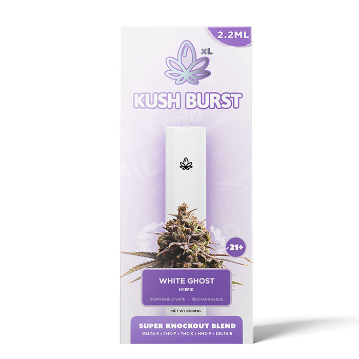 knockout disposable vape THC Vape Pen - Super Knockout Blend - White Ghost