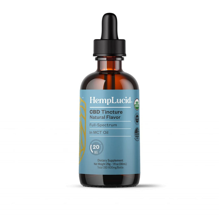 HempLucid Organic Full-Spectrum CBD MCT Oil 30ml bottle | CBDdatabase.com