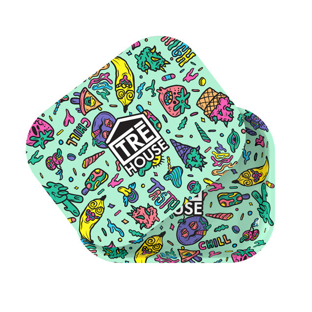 TRĒ House Metal Rolling Tray
