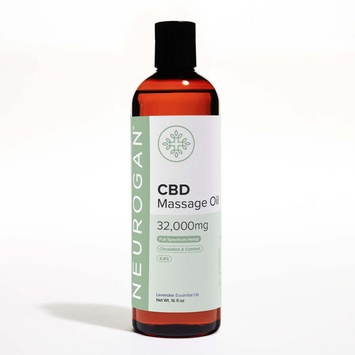 Neurogan CBD Massage Oil Lavender 32000mg 16 oz bottle