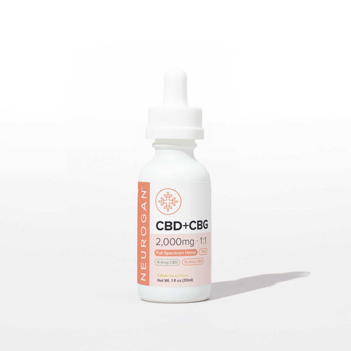Neurogan CBD + CBG Oil Citrus 2000mg 1 oz bottle