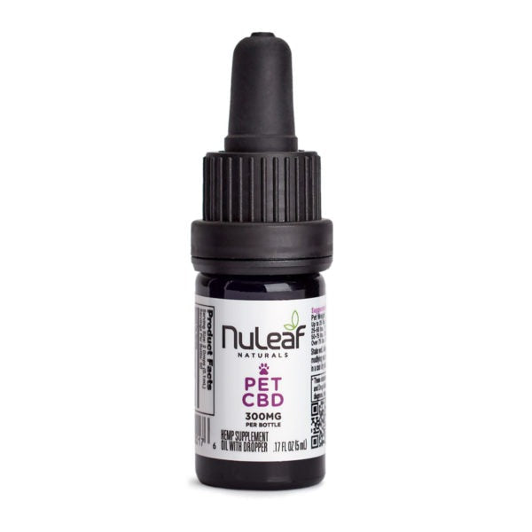 NuLeaf Naturals Full Spectrum CBD Pet Oil 300mg (5ml) | CBDdatabase.com