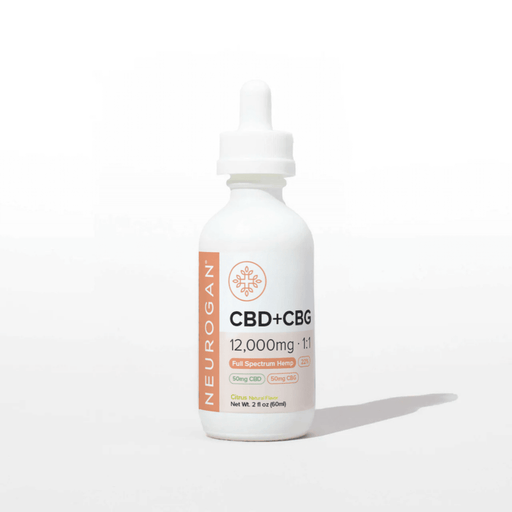 Neurogan CBD + CBG Balance Oil 12000mg 2 oz bottle