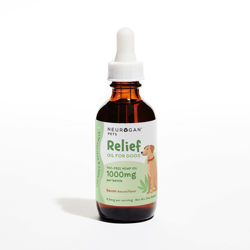 Neurogan Bacon Flavored CBD Oil for Dogs 1000mg 2 oz bottle