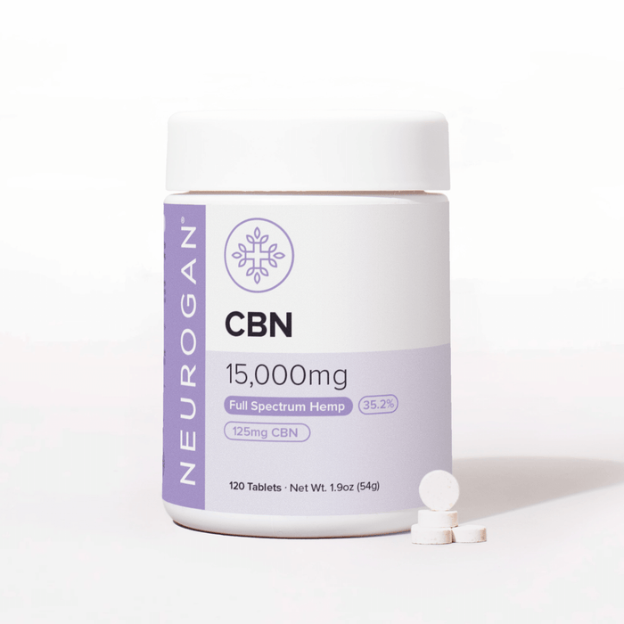 Neurogan CBN Tablets 125mg 120 count jar