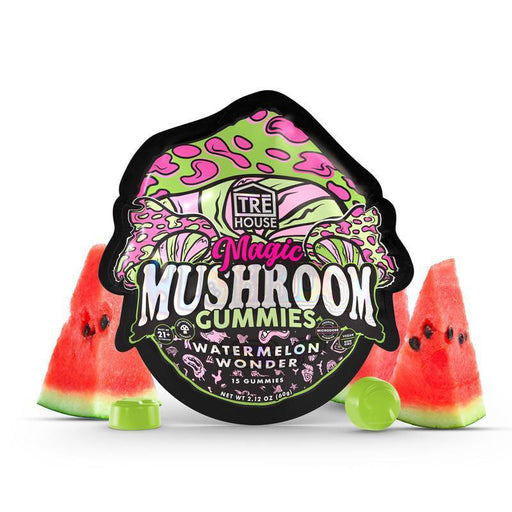 Magic Mushroom Gummies - Watermelon Wonder - TRĒ House | CBDdatabase.com