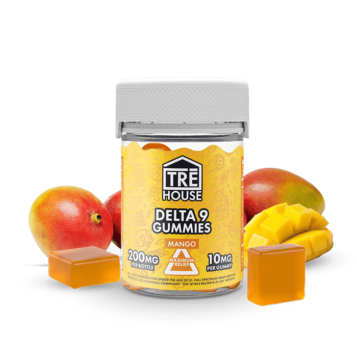 Delta 9 Gummies - Mango - TRĒ House | CBDdatabase.com