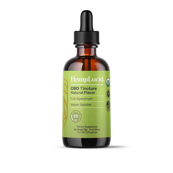 HempLucid Organic Full-Spectrum Water Soluble CBD 30ml bottle | CBDdatabase.com