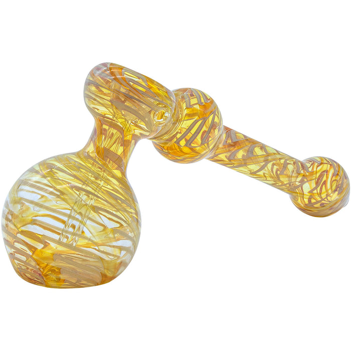 LA Pipes Fumed Hammer Bubbler Pipe - The Full Rake