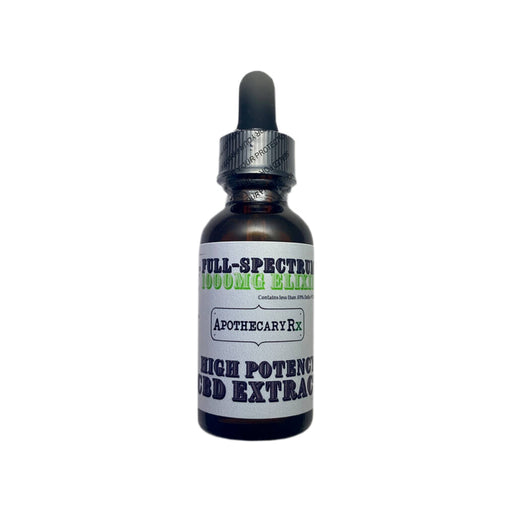 Apothecary Rx Full Spectrum CBD Oil Tincture 1000mg bottle