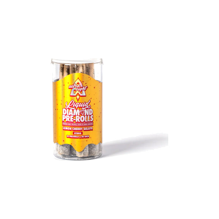 Astro Eight THCA Liquid Diamond Pre-Rolls 20g (10 Count) Lemon Cherry Gelato