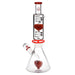 Pulsar Love Heart Beat Glycerin Beaker Glass Bong - 14" / 19mm F
