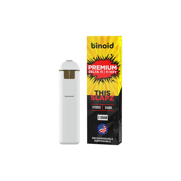 Binoid Delta 11 THC and 11 HXY Disposable Vape 2g This Slapz
