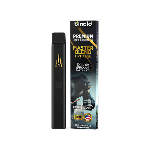 Binoid Master Blend Live Resin Disposable Vape King Kong 3g