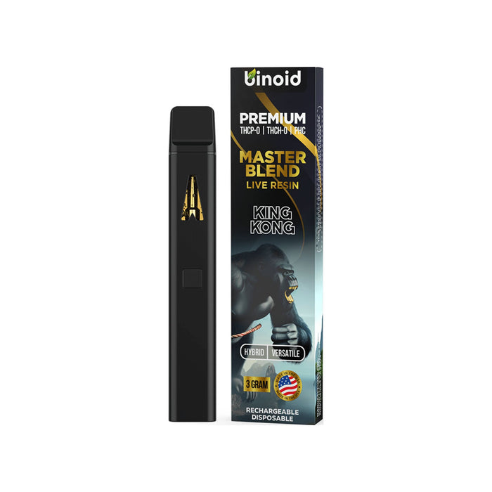 Binoid Master Blend Live Resin Disposable Vape King Kong 3g