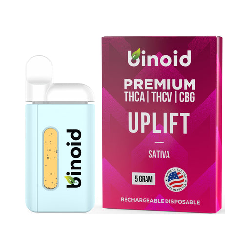 Binoid THCV Disposable Vape 5g Uplift front | CBDdatabase.com