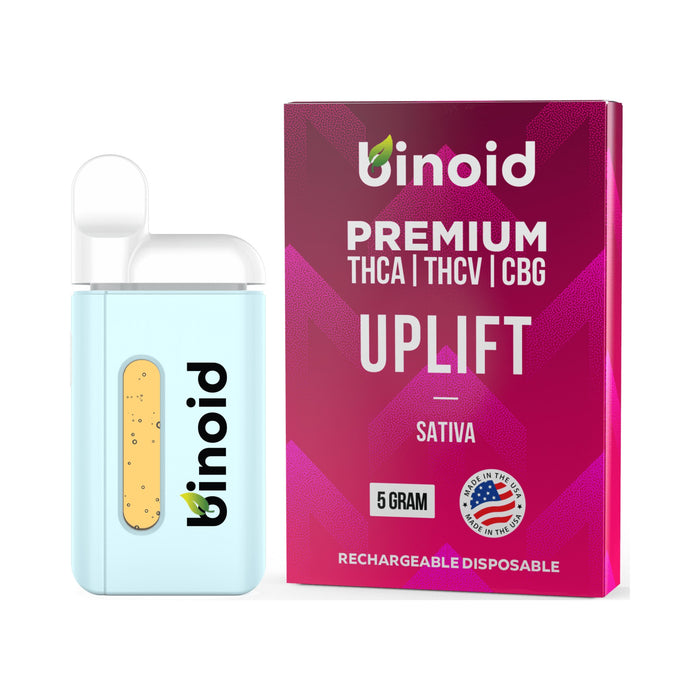 Binoid THCV Disposable Vape 5g Uplift front | CBDdatabase.com