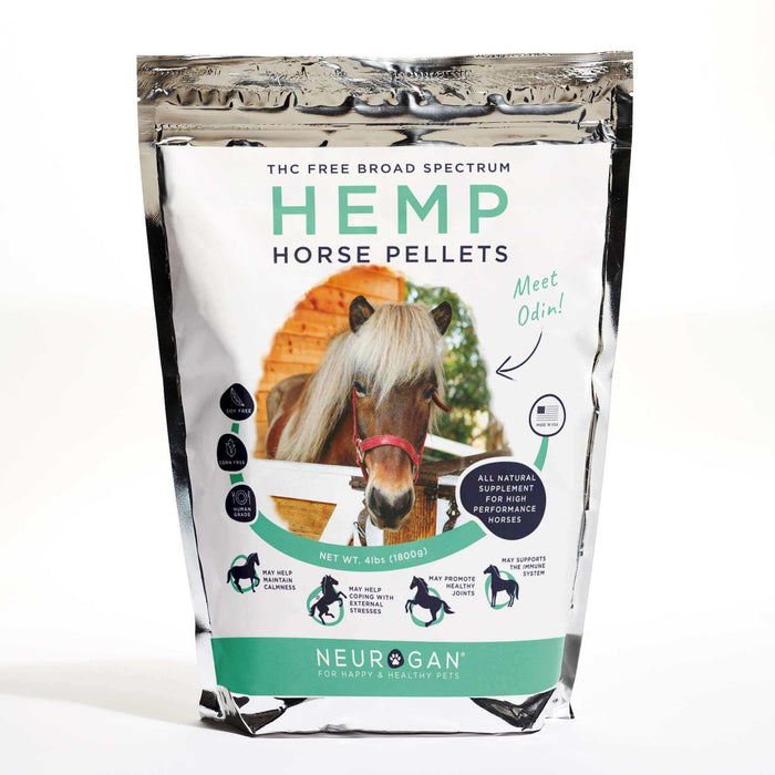 Neurogan Broad Spectrum CBD Pellets for Horses 12000mg 4 lb bag
