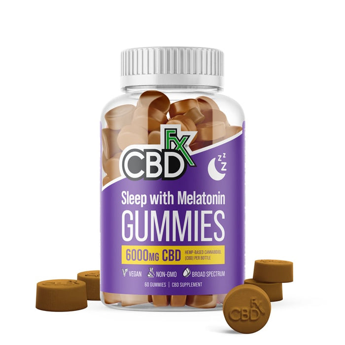 CBDfx CBD Gummies for Sleep with Melatonin (1500mg, 3000mg & 6000mg)