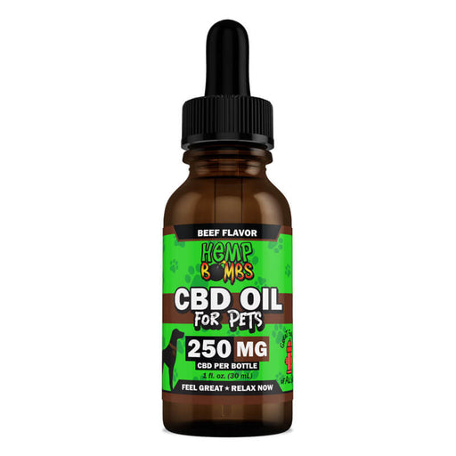 Hemp Bombs CBD Pet Oil Beef (250mg & 1000mg)