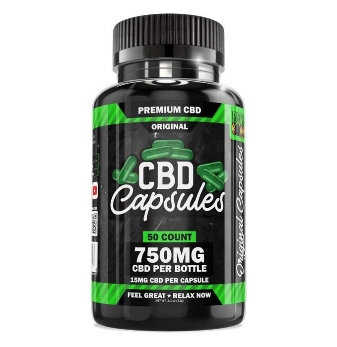 Hemp Bombs CBD Capsules 15mg (50 & 100 Count)