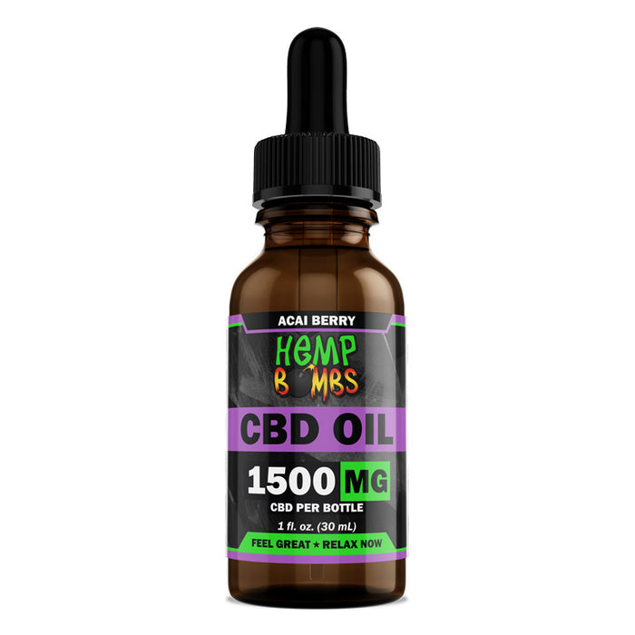 Hemp Bombs CBD Oil Acai Berry (300mg to 5000mg)