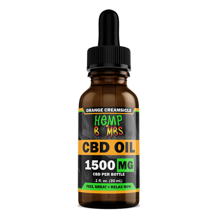 Hemp Bombs CBD Oil Orange Creamsicle (300mg to 5000mg)